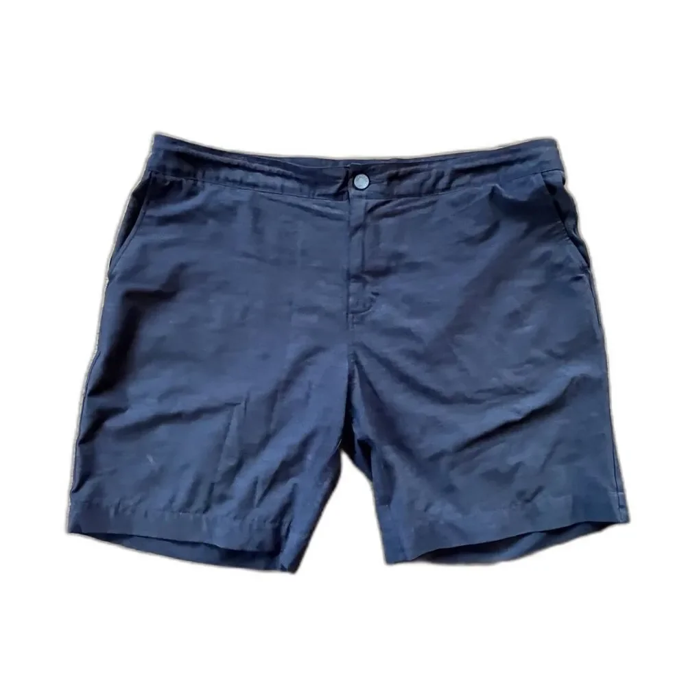 Faherty All Day Gray Hybrid Performance Stretch Chino Shorts Mens Size 38